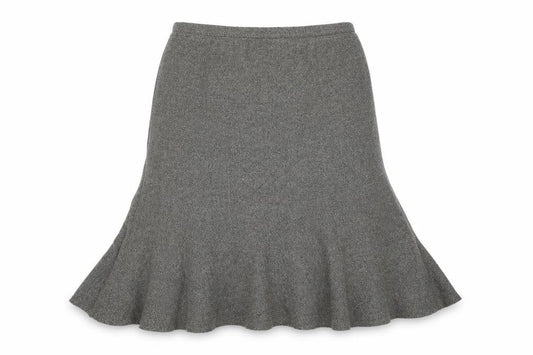 Eastex Women's Grey Tweed Midi Trumpet Skirt, Size 12