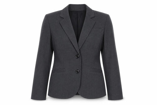 Calvin Klein Women's Grey Blazer, Size 10, Business Casual