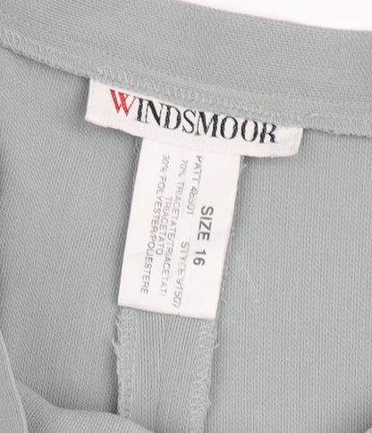 Windsmoor Women's Ivory Trousers Size 16 Pleated