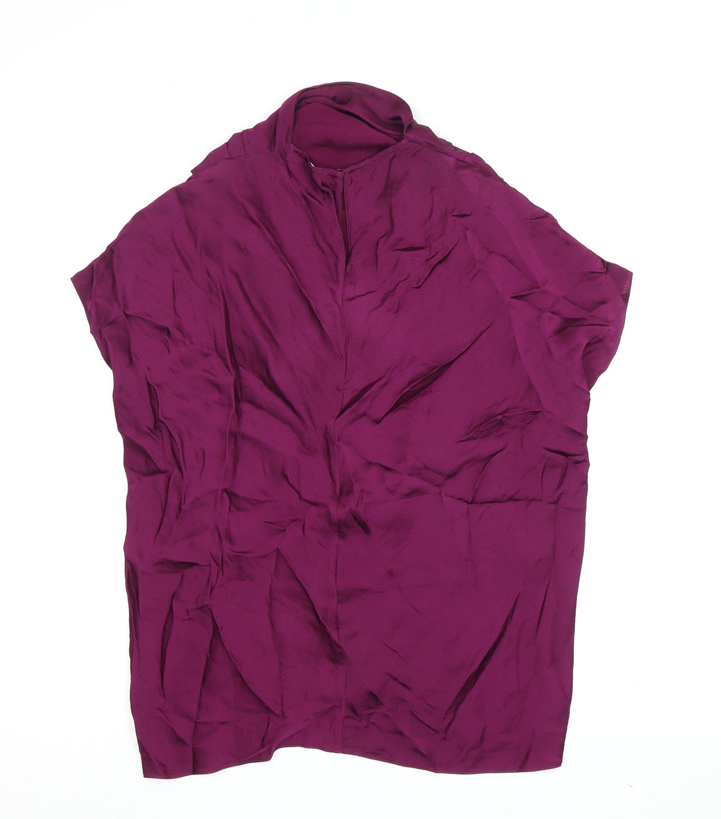 Jigsaw Women's Purple Solid Top UK 6