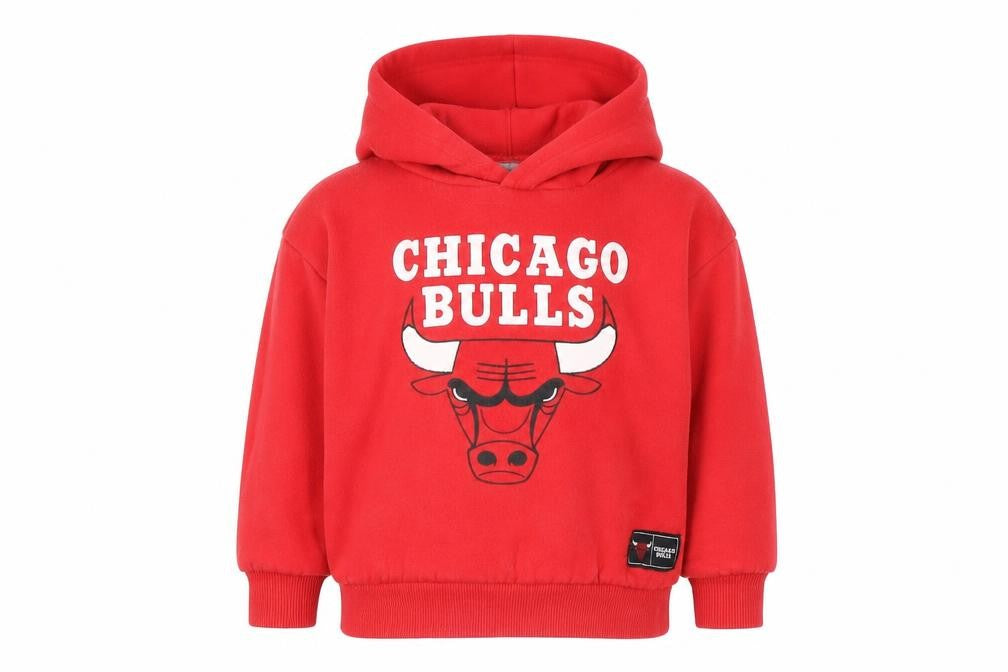 NBA Boys Red Pullover Hoodie 2-3 Years Graphic Print