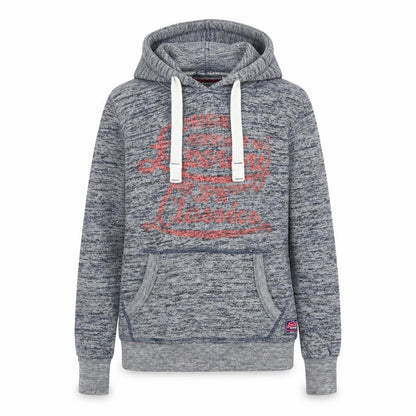 Superdry Women's Blue Pullover Hoodie S Casual Graphic