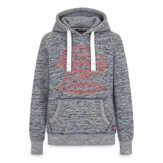 Superdry Women's Blue Pullover Hoodie S Casual Graphic