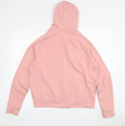 Back view of Fila Women's Pink Full Zip Hoodie -, size S