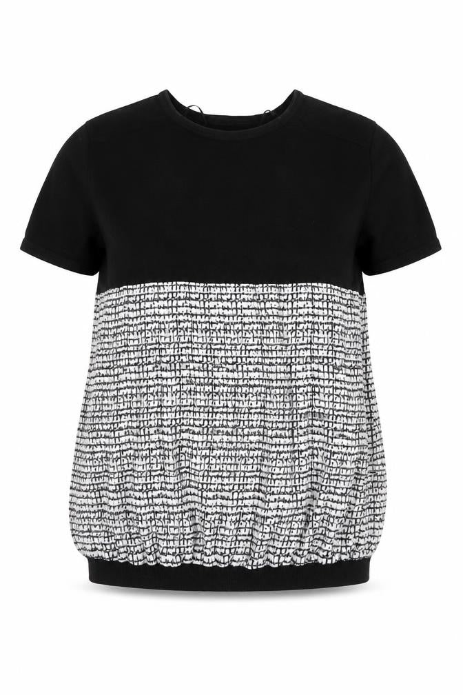 T.M. Lewin Women's Black XS Short Sleeve Top