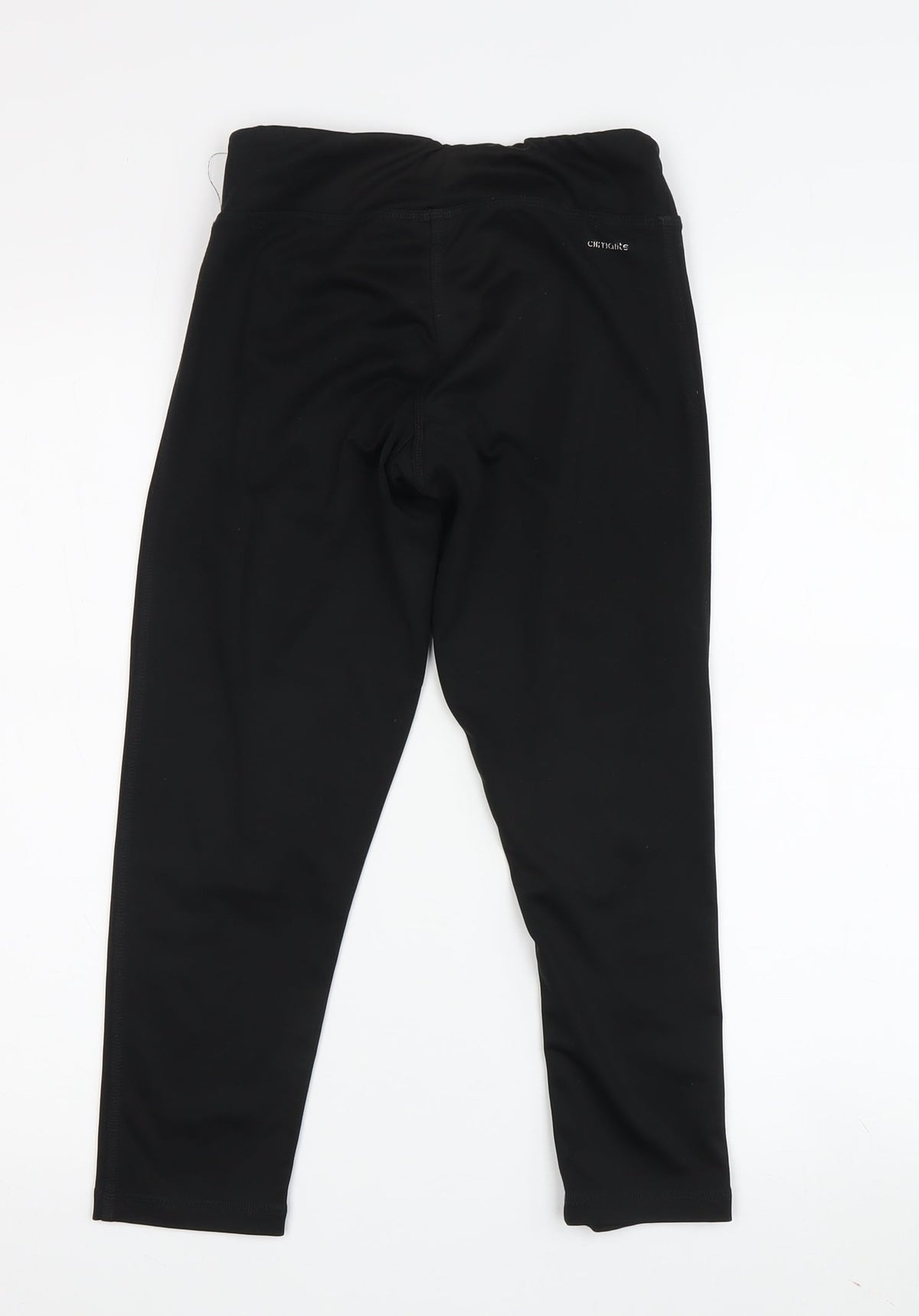 Back view of Adidas Women's Black Leggings M Elastic Waist Gym