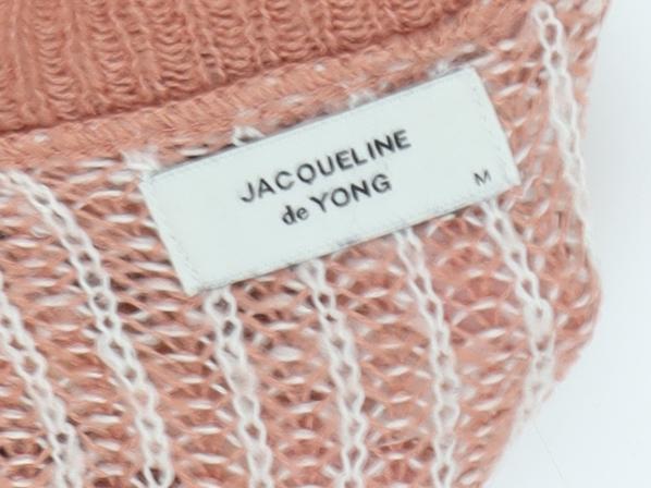 Jacqueline de Yong Women's Pink Boat Neck Pullover M