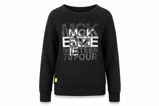 McKenzie Unisex Black Logo Sweatshirt Size 8