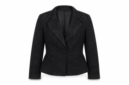 Simon Jeffery Women's Black Blazer Jacket Size 12