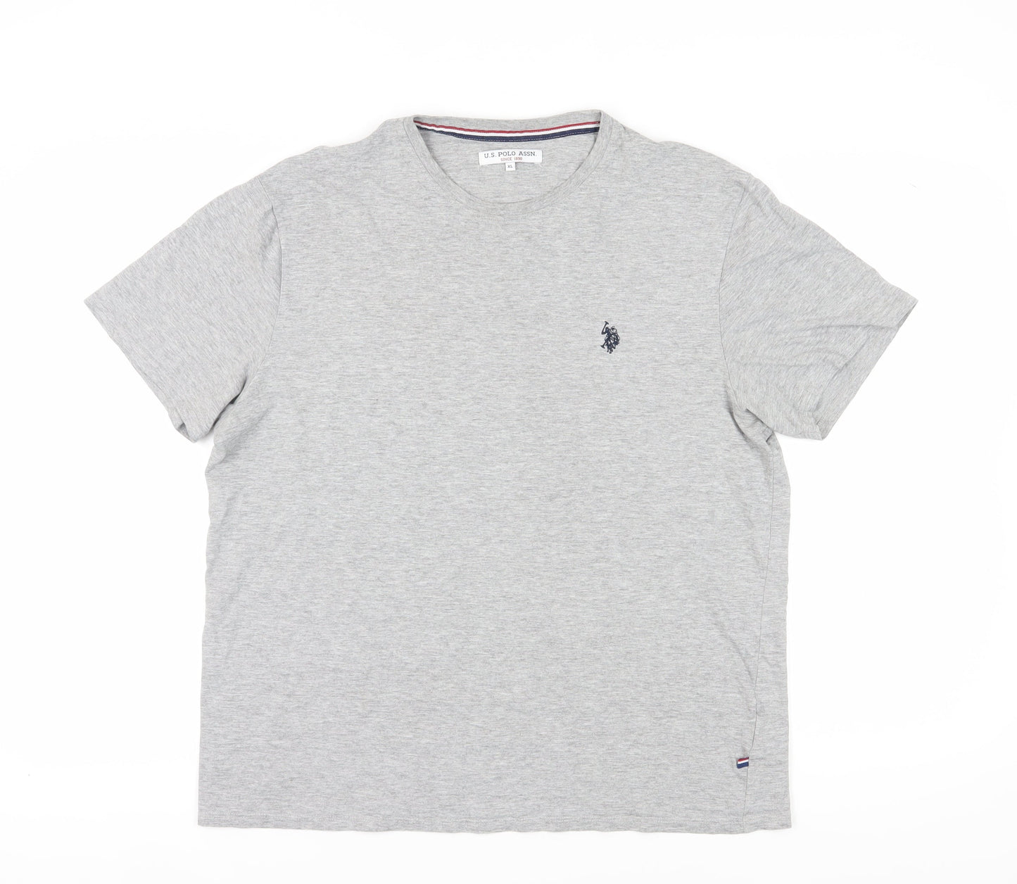 U.S. Polo Assn. Mens Grey XL Crew Neck T-Shirt