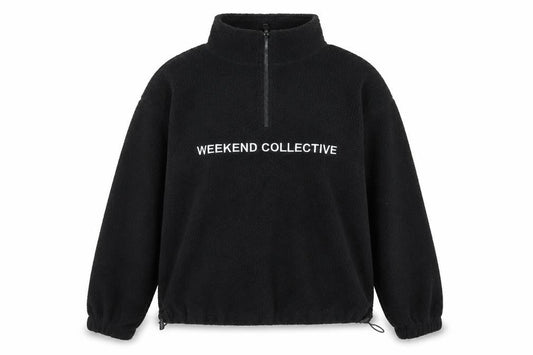 ASOS DESIGN Women's Black Pullover Fleece Sweatshirt Size 4