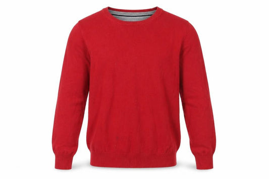 Marks & Spencer Men's Red Cotton Pullover Jumper S
