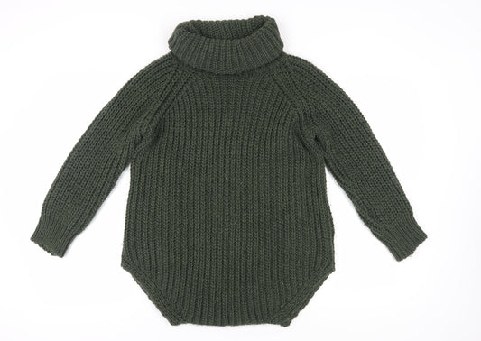 Luisa Ricci Women's Green Roll Neck Pullover Jumper