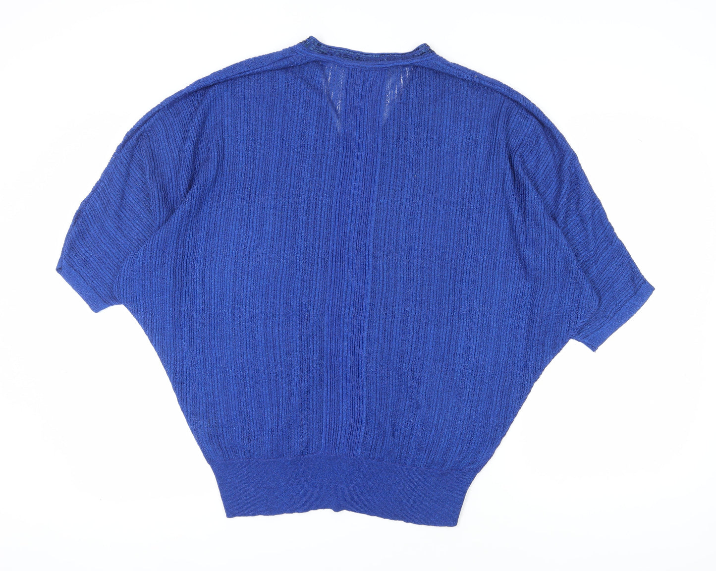 Planet Women's Blue Sequin Knit Top Medium