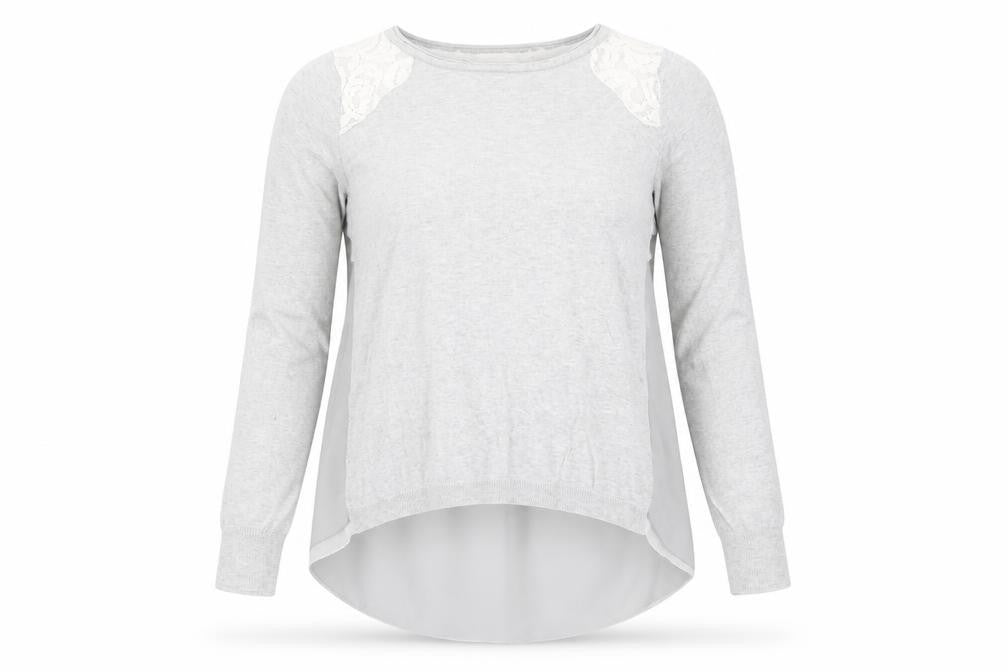Mint Velvet Women's Grey Long Sleeve Top, Size 10