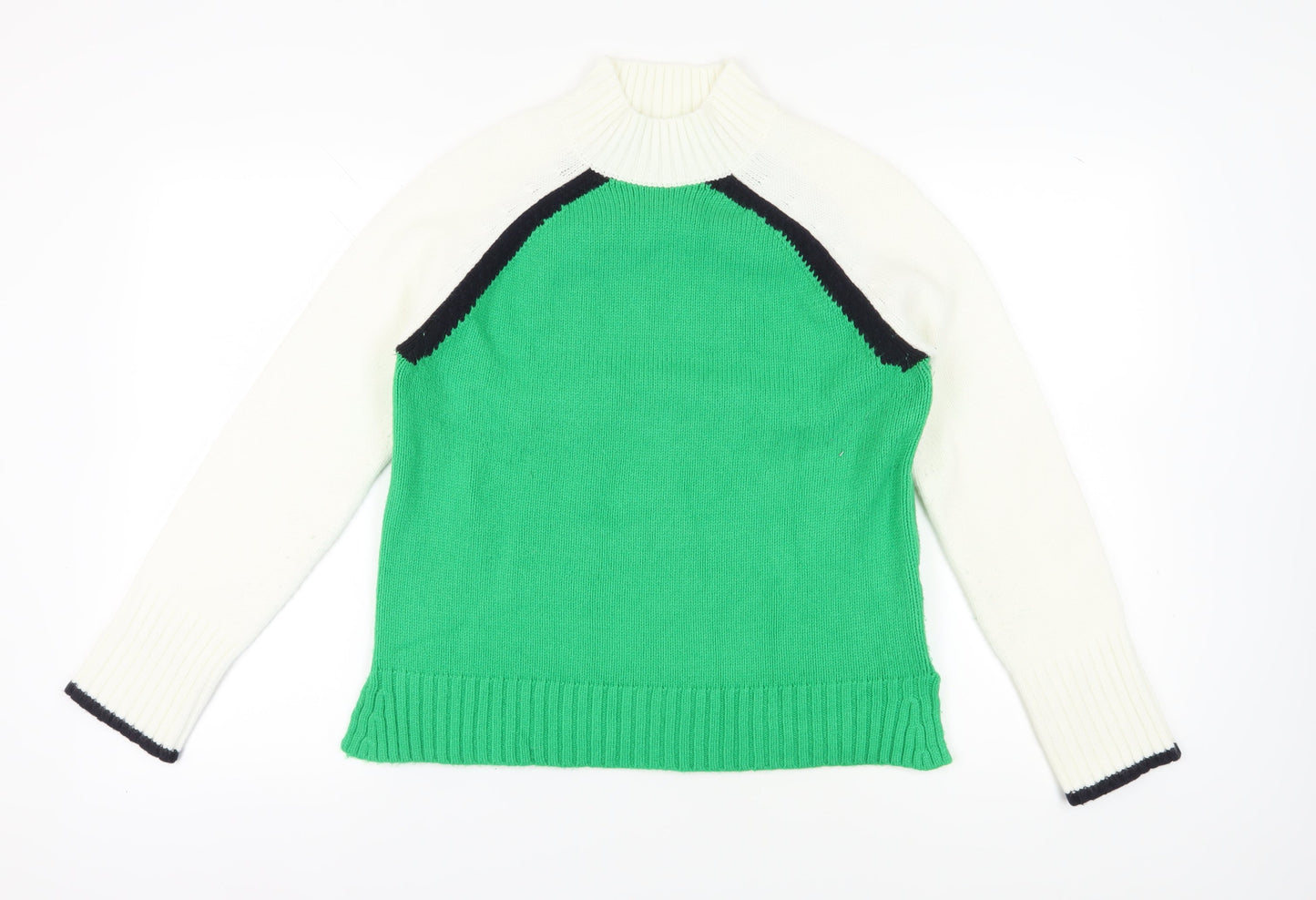 Next Women's Green High Neck Pullover Jumper M