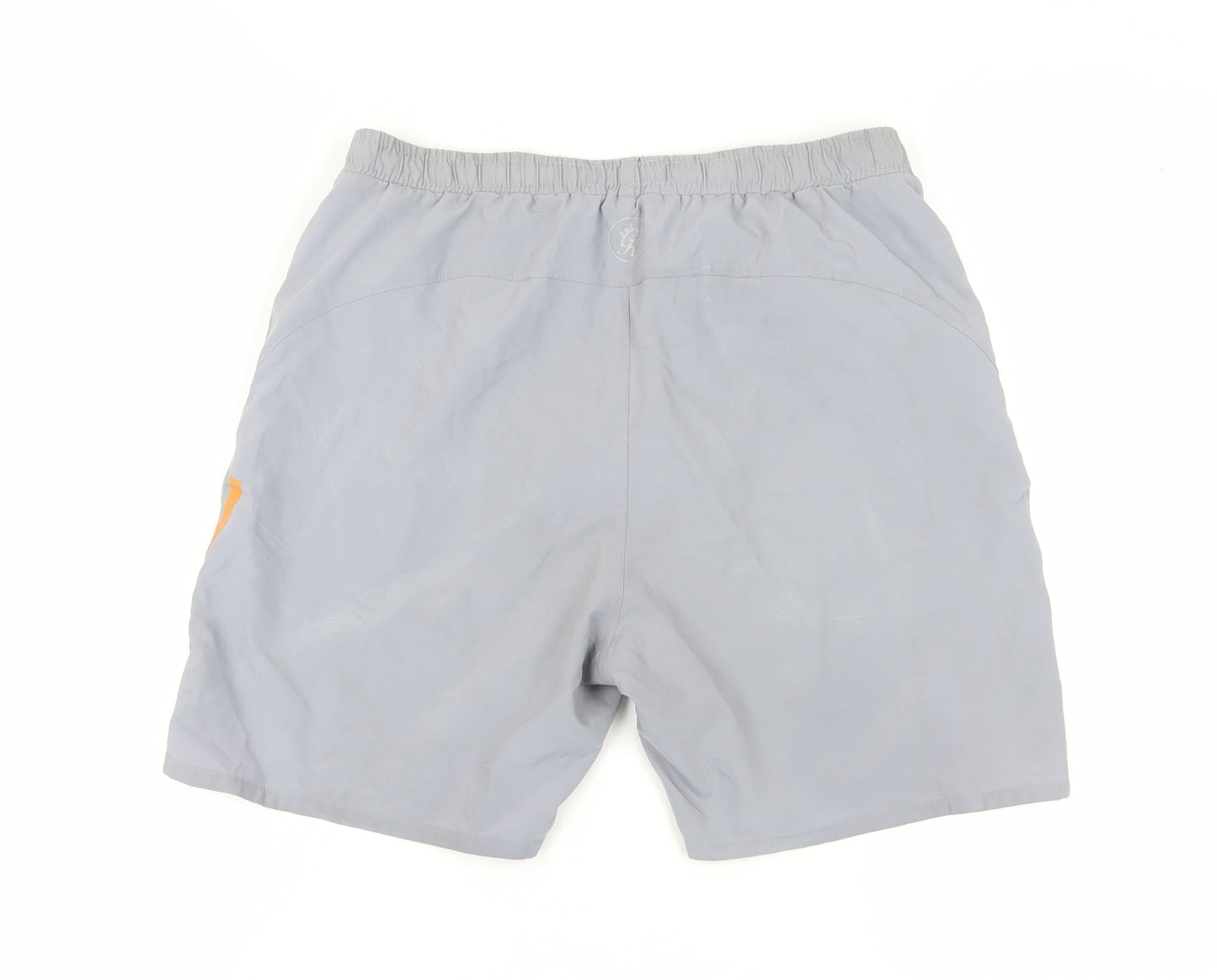 Gymring Men's Grey Athletic Shorts, Size M