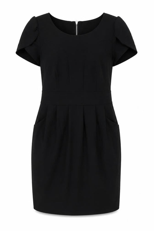 NW3 Women's Black Sheath Dress Size 10 Business