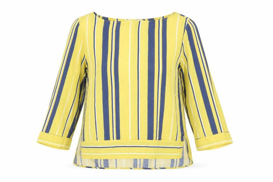 Next Women's Multicoloured Striped Blouse, Size 12