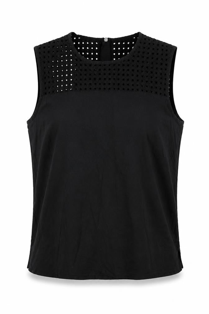 Gap Women's Black Sleeveless Blouse - S