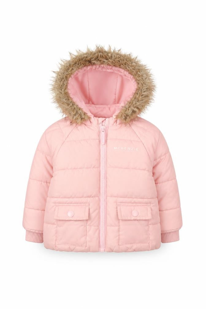Mckenzie Pink Unisex Baby Puffer Jacket 3-6 Months