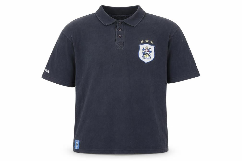 Men's Black 2XL HTFC Polo Shirt with Logo