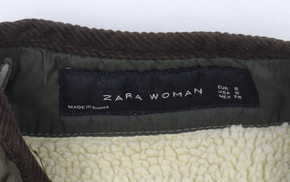 Zara Woman Green Waistcoat, S for Women - Autumn Style