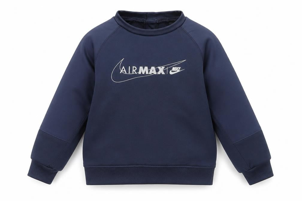 Nike Boys Blue Pullover Sweatshirt 2 Years Sports Logo