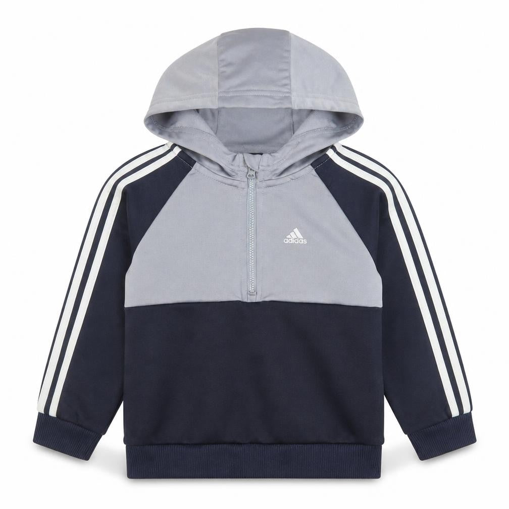 Adidas Boys Grey Pullover Hoodie 2-3 Years