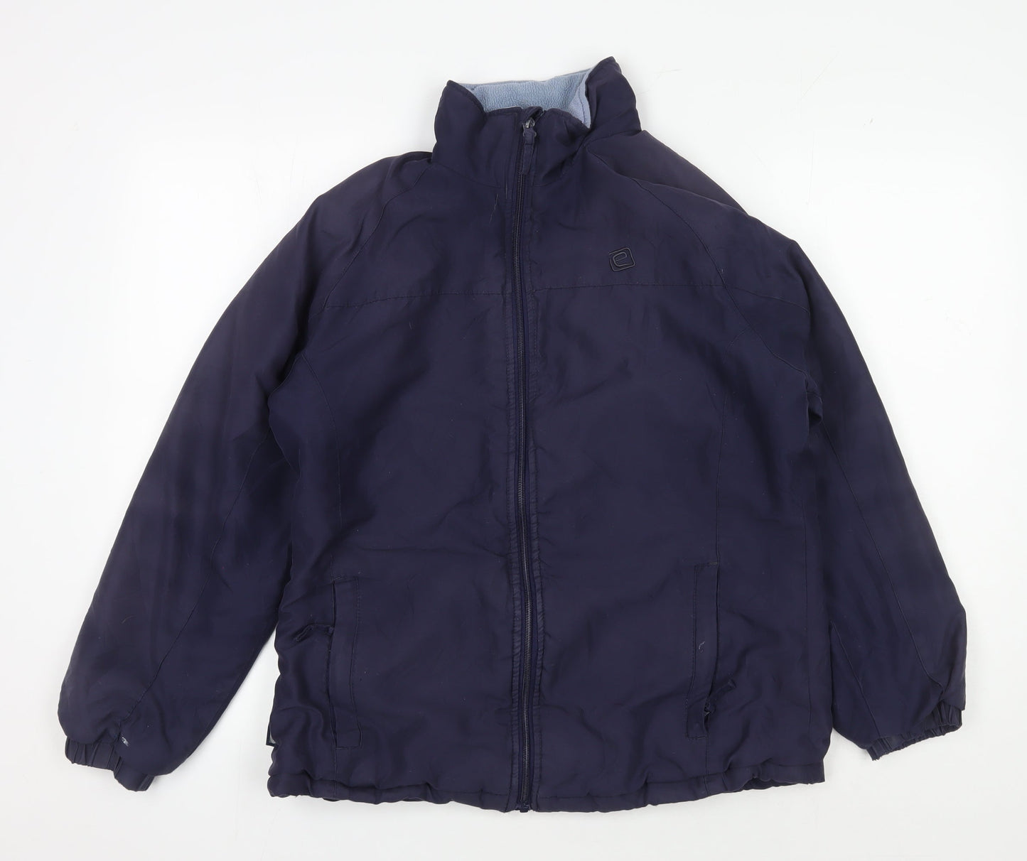 Mountain Essentials Women's Blue Windbreaker Jacket Size 12