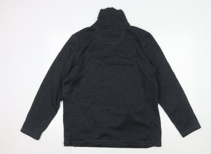 Back view of Maine New England Men's Black L jumper