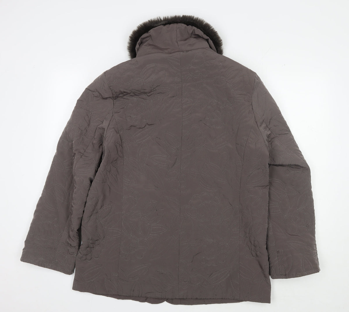 Eastex Women's Brown Overcoat Jacket, Size 12, Winter