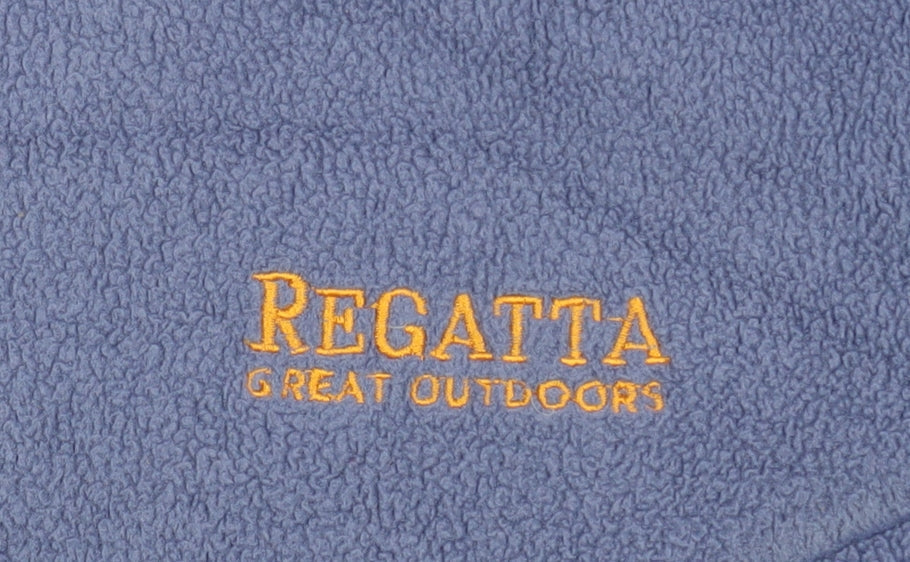 Regatta Women's Blue Fleece Zip-Up Jacket Size 12