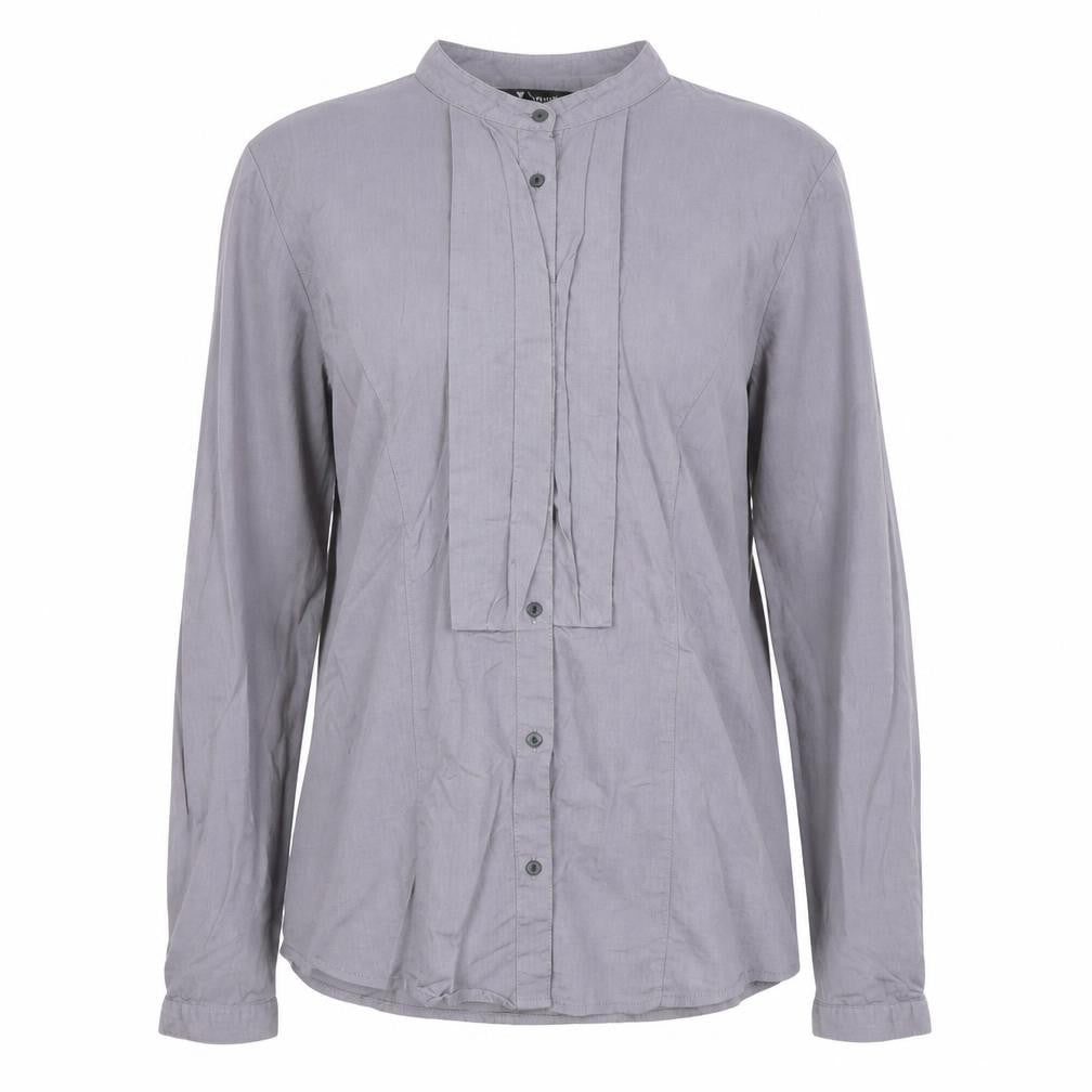 Van Heusen Grey Button-Up Shirt M Unisex Adults