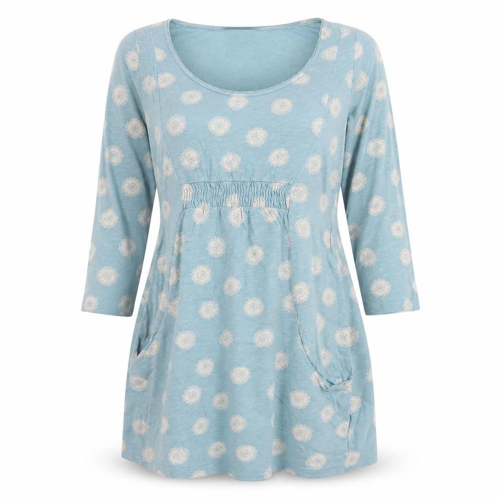 White Stuff Women's Blue Shift Dress, Size 10