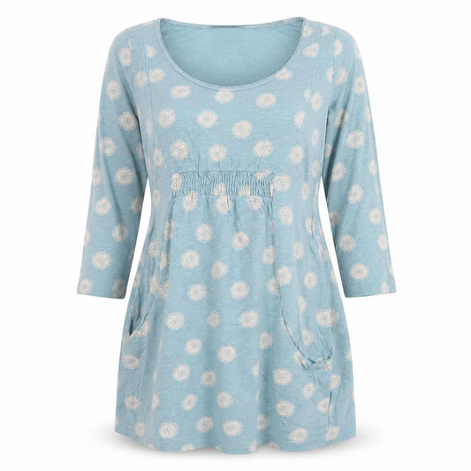 White Stuff Women's Blue Shift Dress, Size 10