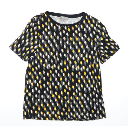 Additional front view of Jaeger Women's Multicoloured Geometric T-Shirt S