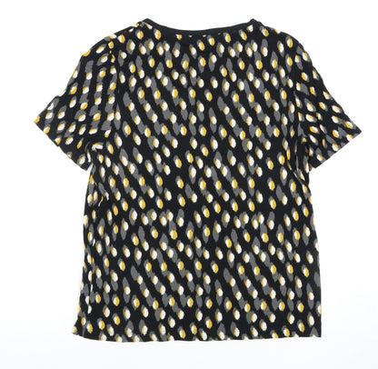 Back view of Jaeger Women's Multicoloured Geometric T-Shirt S