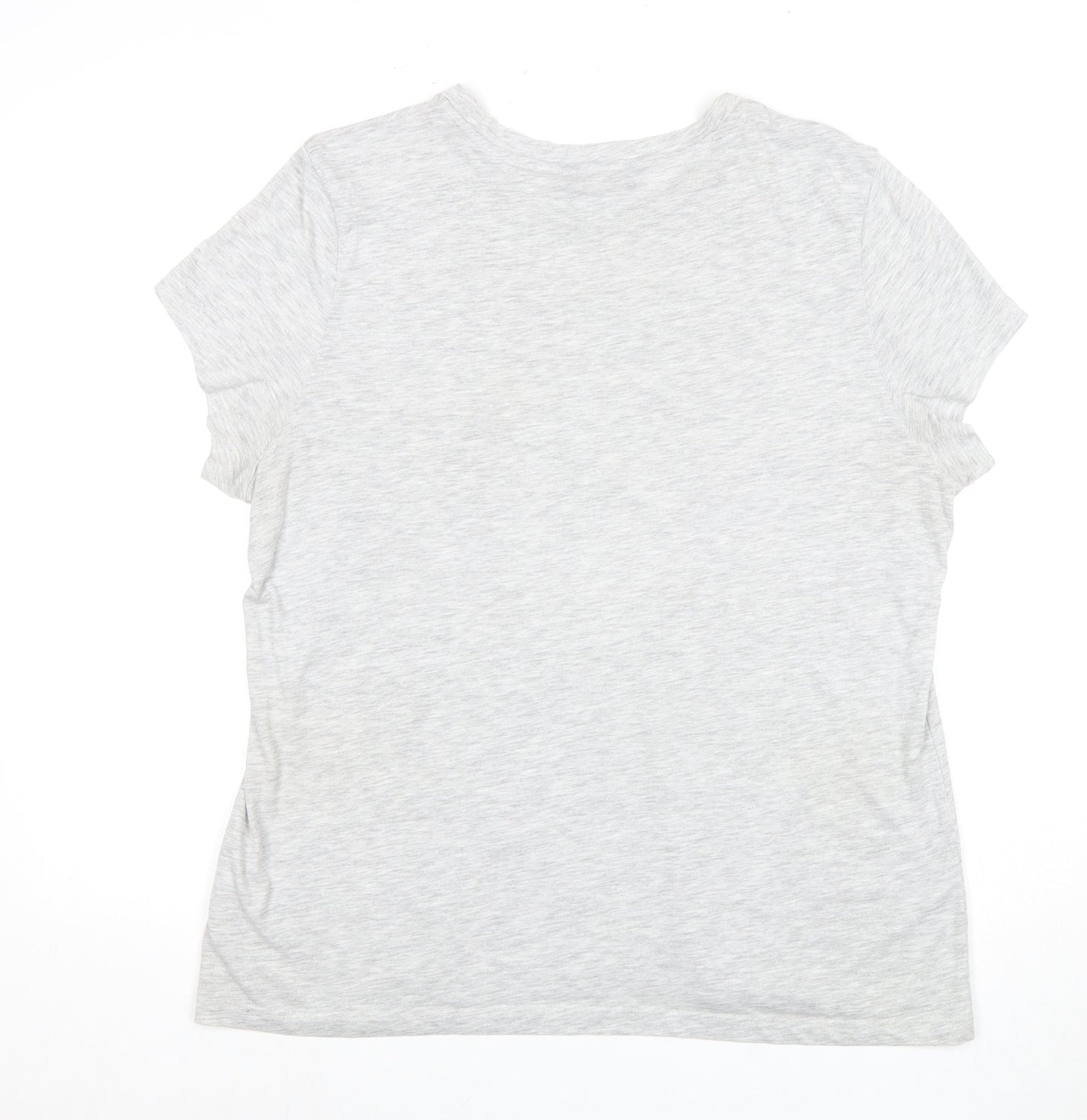 Lipsy London Women’s Grey Sequin T-Shirt, UK 16