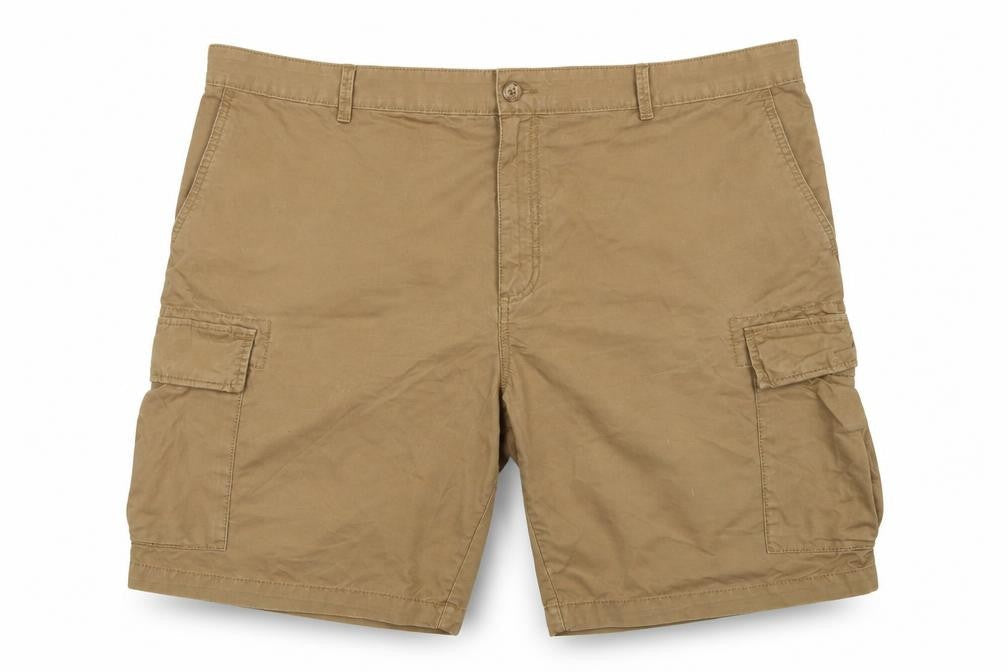 Marks & Spencer Men's Brown Cargo Shorts - Size 2XS