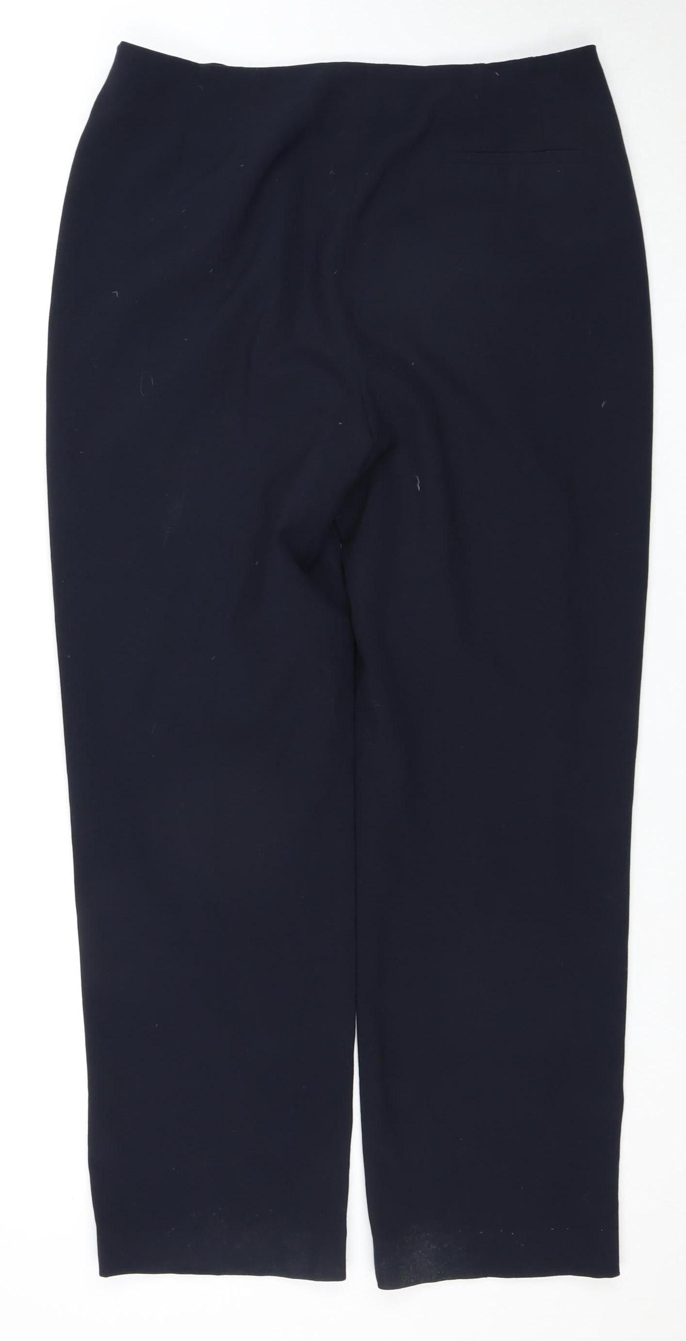 Lakeland Women's Black Straight Trousers Size 14