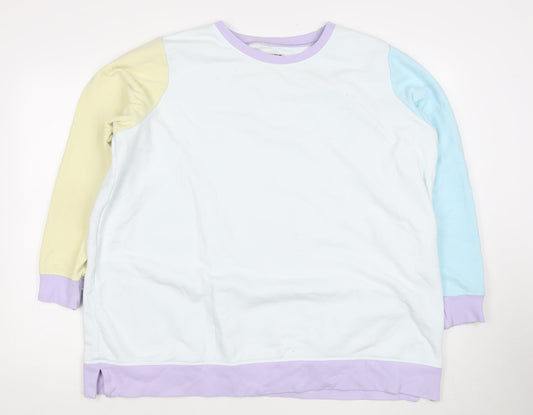 Lands' End Women's Multicoloured Pullover Sweatshirt Size 2