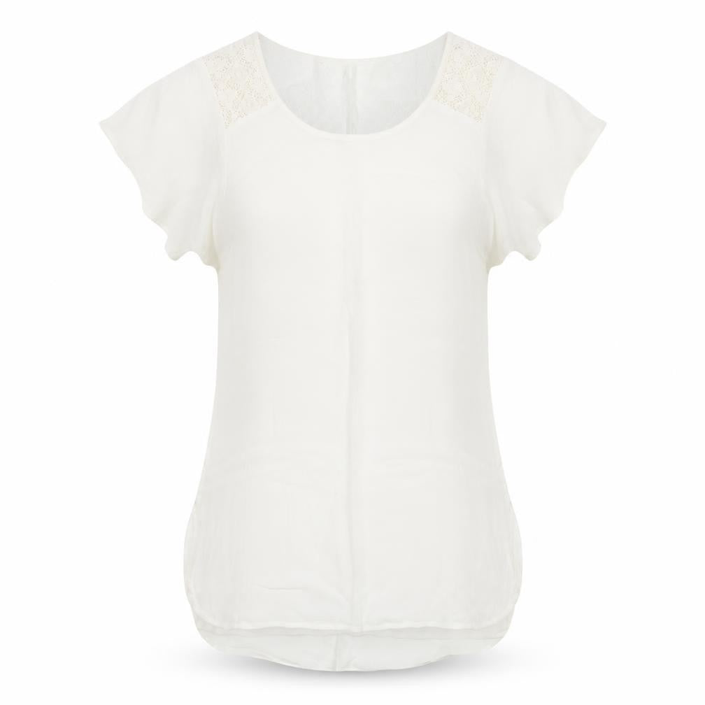 Accessorize Women's White Lace Blouse S