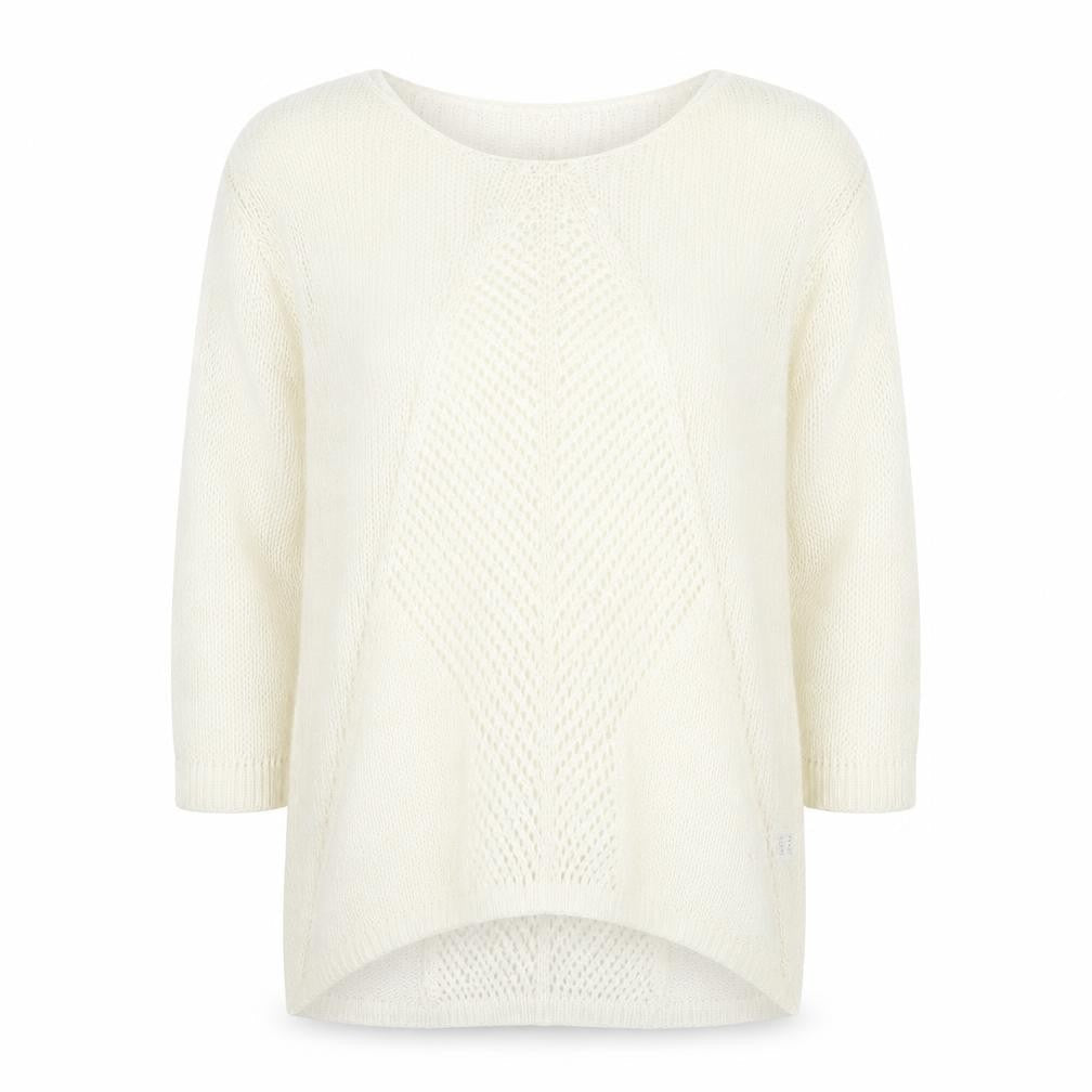 Next Women’s Ivory Open-Knit Pullover Jumper Size 10