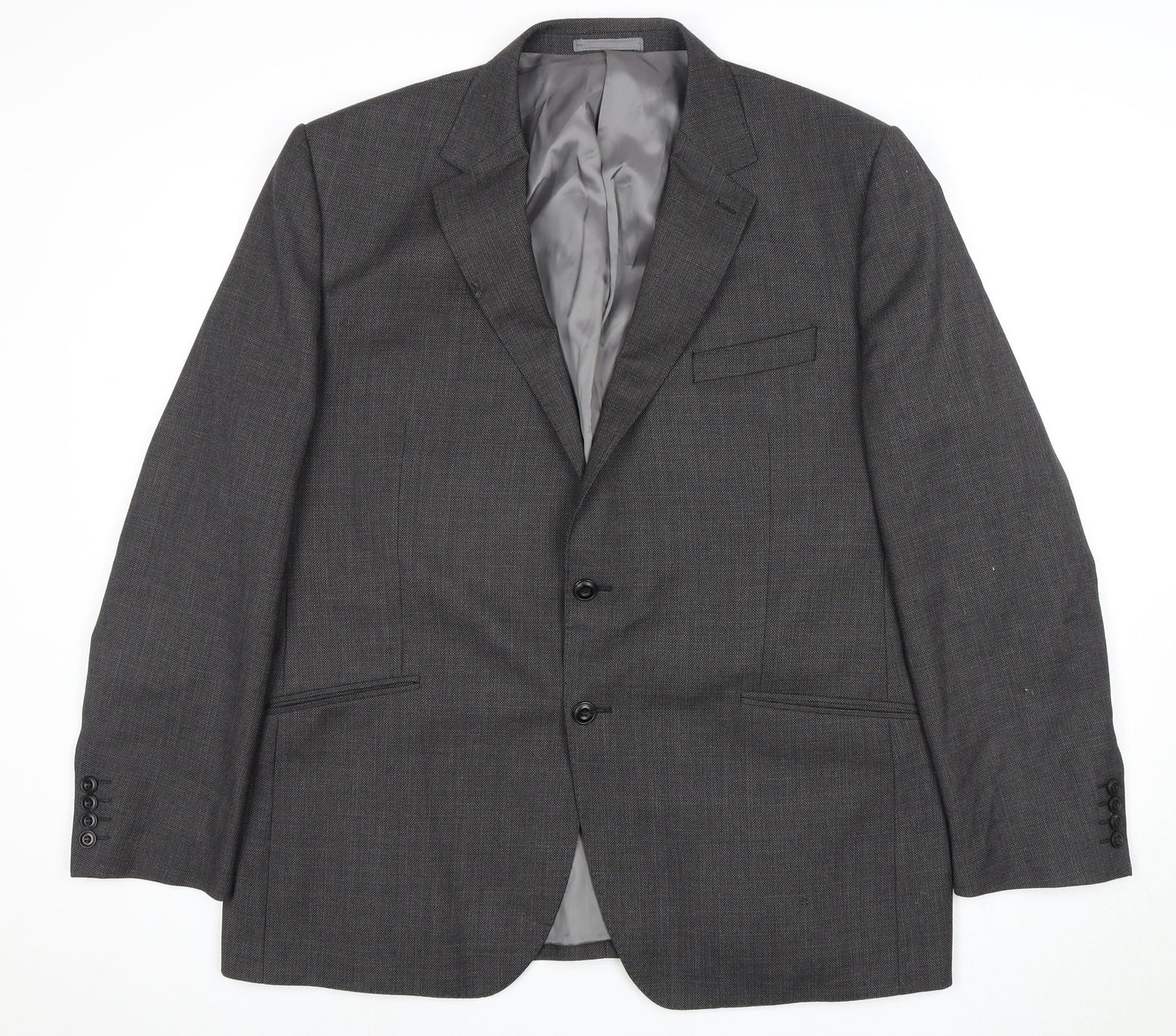 Marks and Spencer Men's Grey Wool Blazer 46R