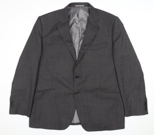 Marks and Spencer Men's Grey Wool Blazer 46R