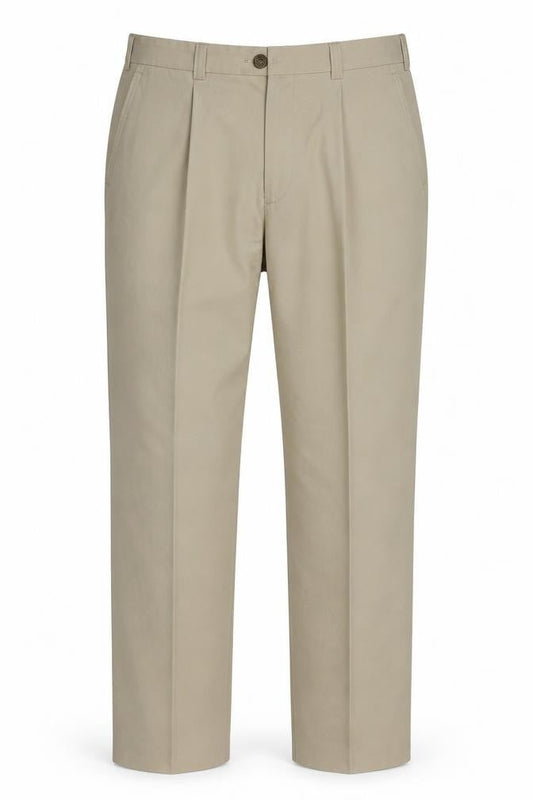 Oakman Men’s Beige Chino Trousers - Size 36