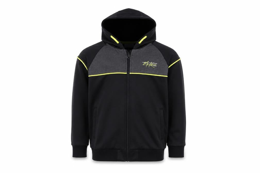 McKenzie Boys Black Full Zip Hoodie 10-11 Years