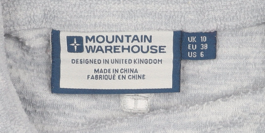 Mountain Warehouse Women's Grey Full Zip Sweatshirt UK 10