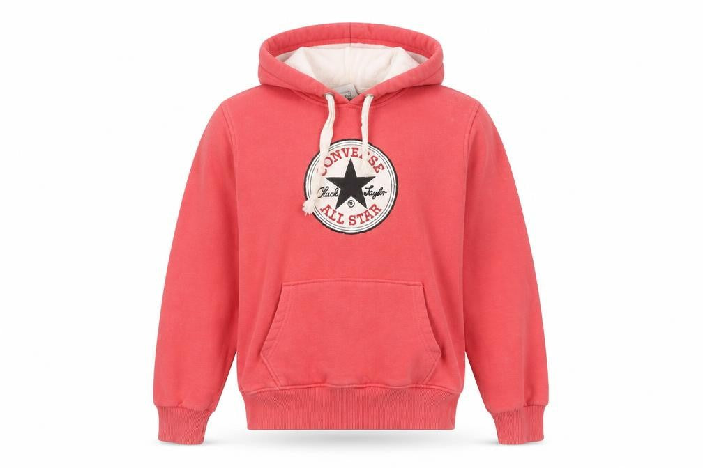 Converse Unisex Pink S Pullover Hoodie